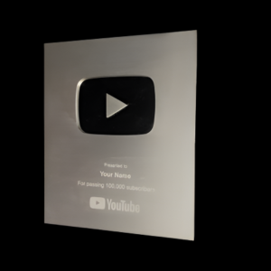 Silver play button