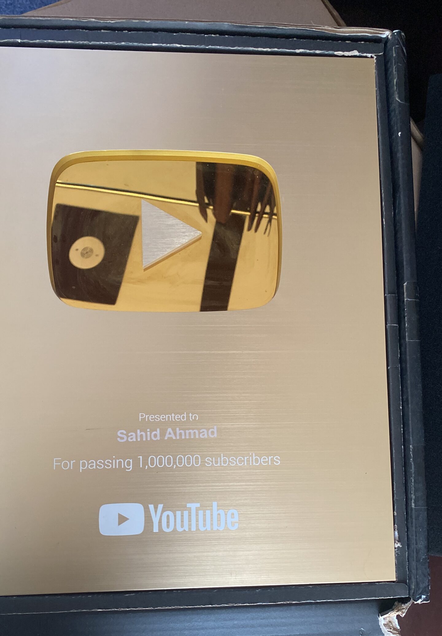 Gold Play Button
