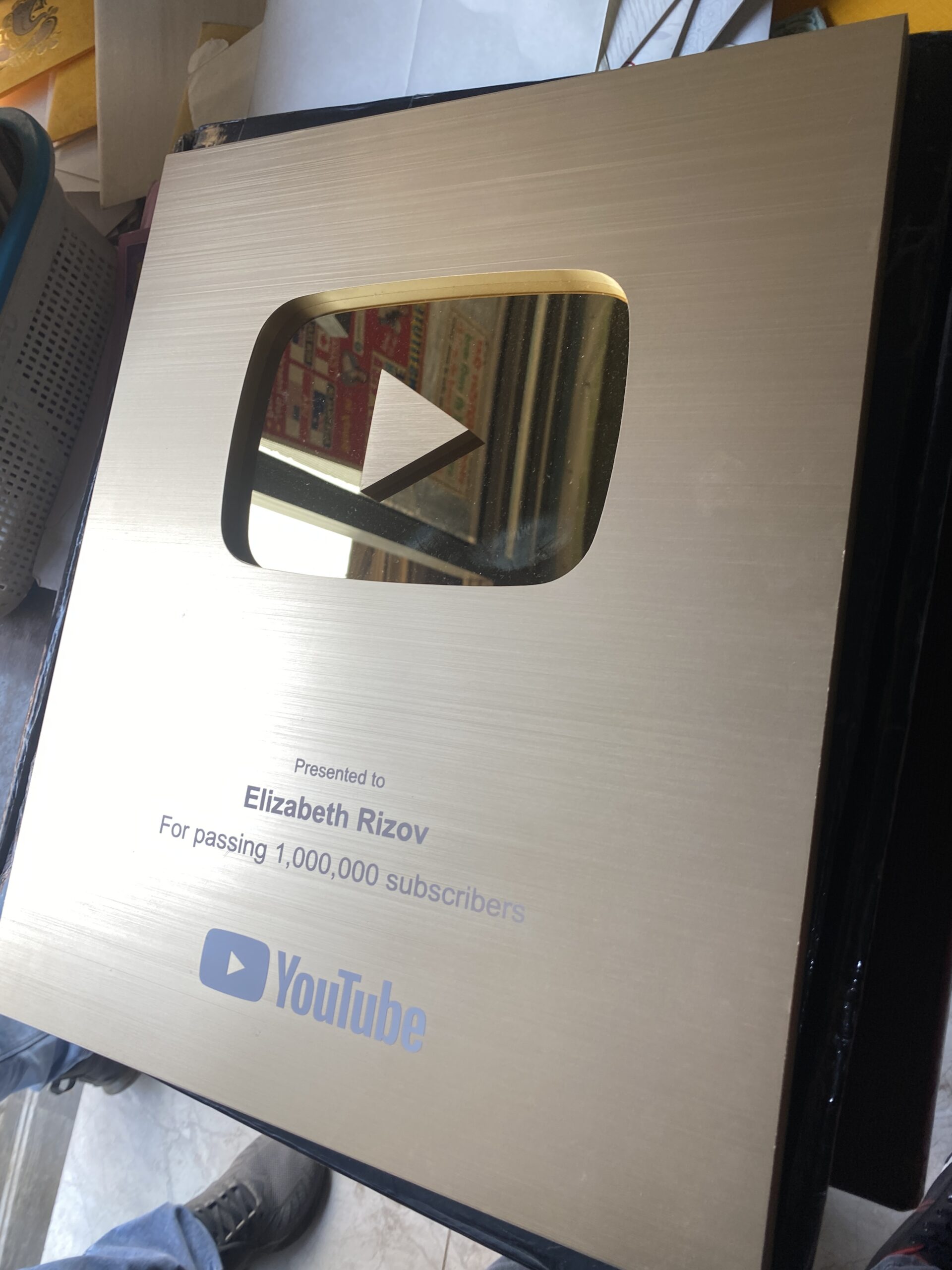 Gold Play Button