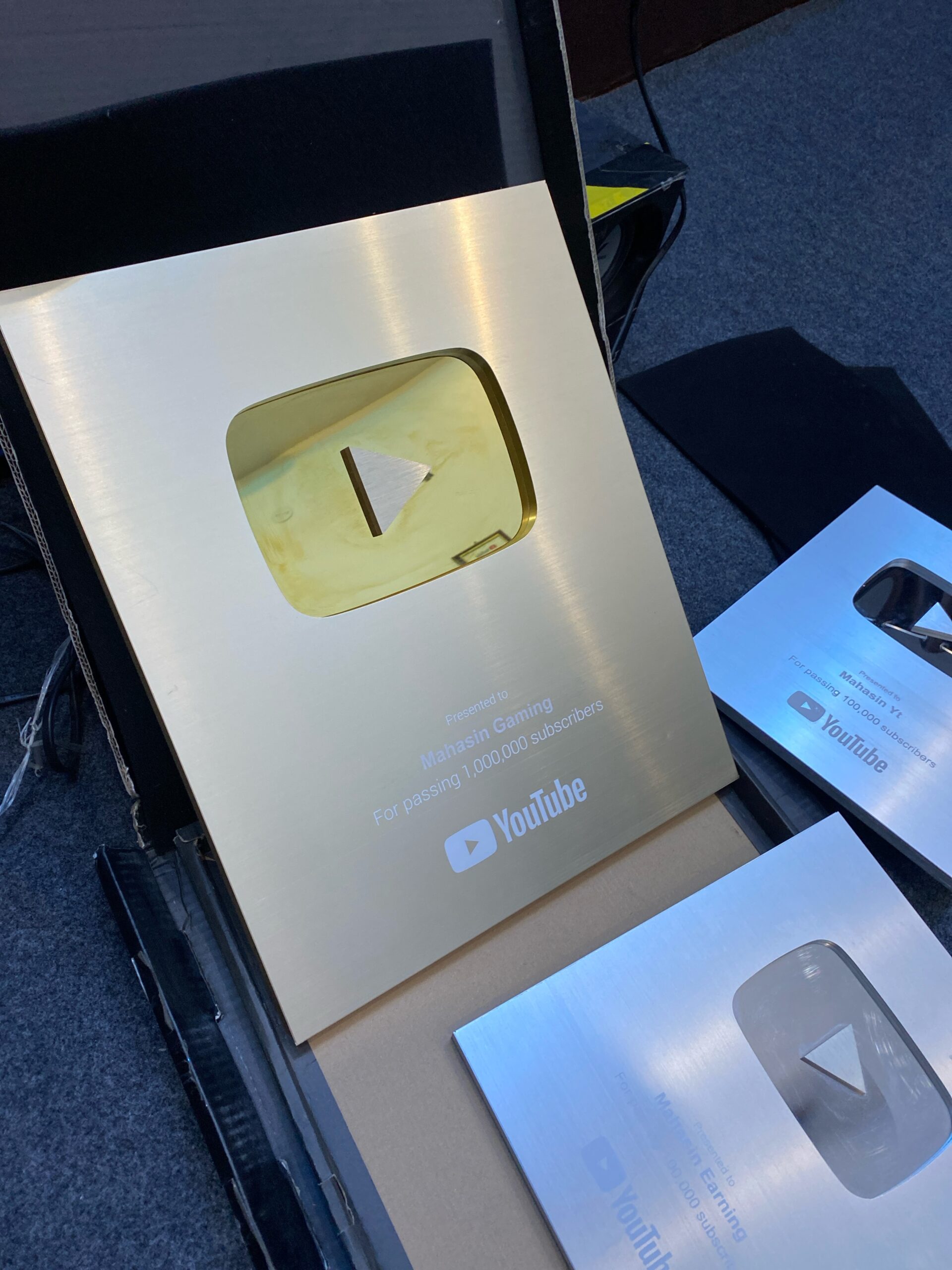 Gold Play Button